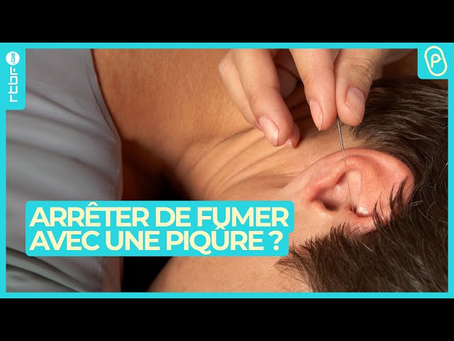 ⁣Arrêter de fumer grâce à une piqûre dans l'oreille ? - On n'est pas des Pigeons