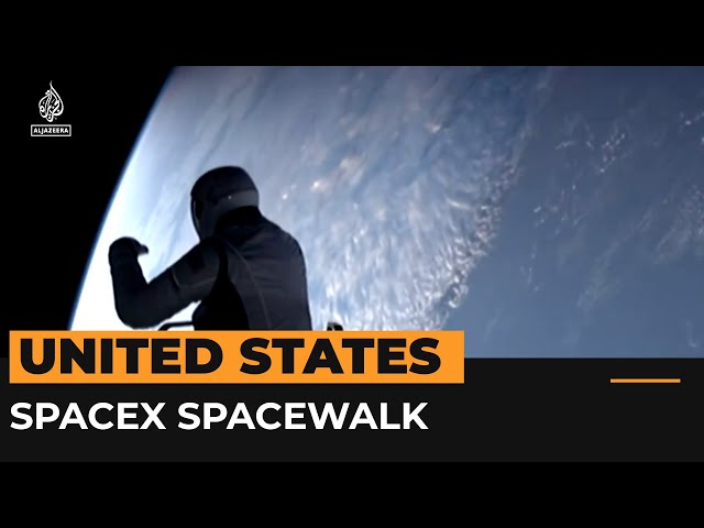 ⁣Billionaire takes first commercial spacewalk | Al Jazeera Newsfeed