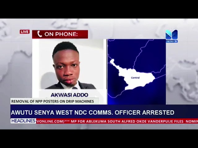 ⁣Awutu Senya NDC Comm. Officer Arrested