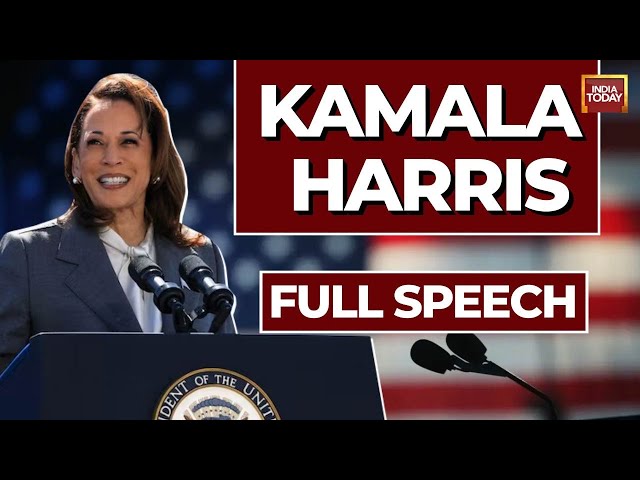 ⁣Kamala Harris Full Speech | VP Harris' Campaign Rally In North Carolina | US Election | India T