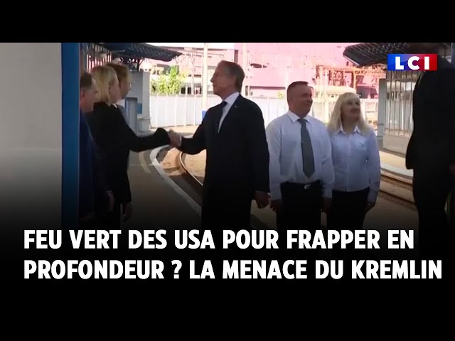 ⁣Feu vert des USA pour frapper en profondeur ? La menace du Kremlin