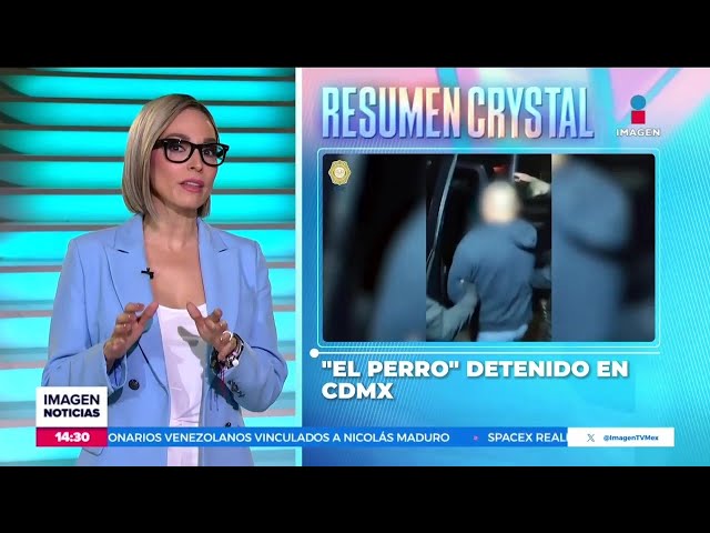 ⁣En la CDMX detienen a “El Perro”, integrante de una célula criminal | Noticias con Crystal Mendivil