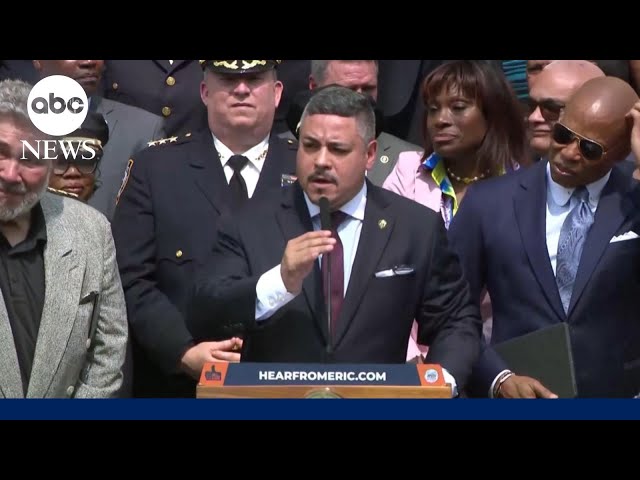 ⁣NYPD commissioner Edward Caban resigns amid federal corruption probe