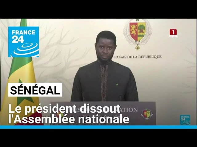 ⁣Sénégal : Bassirou Diomaye Faye annonce la dissolution de l'Assemblée nationale • FRANCE 24