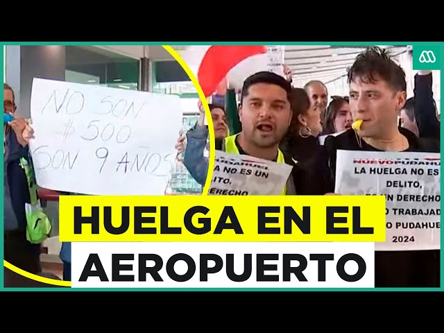 Exigen reajustes de sueldo: Huelga de 120 trabajadores en el Aeropuerto