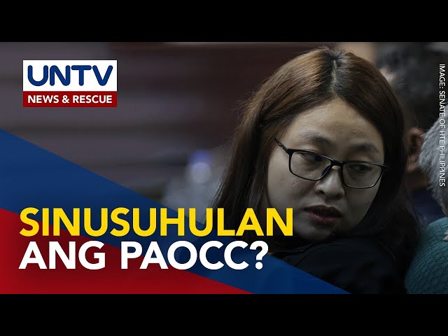 ⁣PAOCC Chief, nakatanggap ng pasaring para tulungan si dismissed Mayor Alice Guo