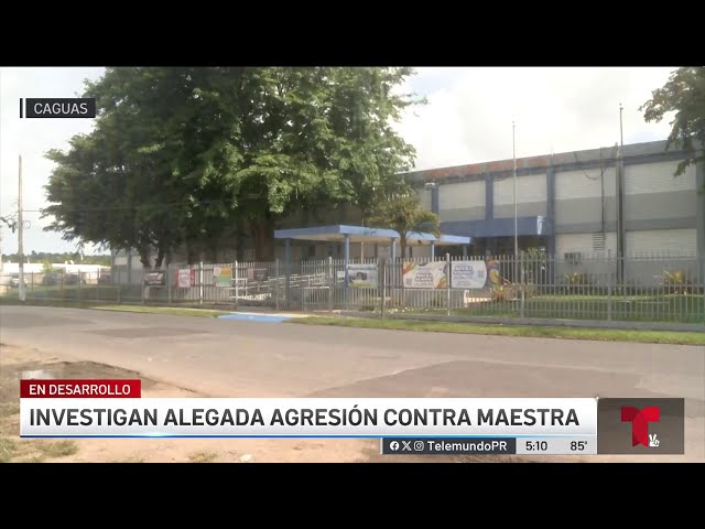 ⁣Investigan presunta agresión de estudiante contra una maestra