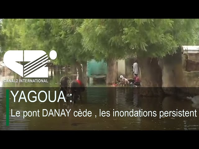 ⁣YAGOUA : Le pont DANAY cède , les inondations persistent