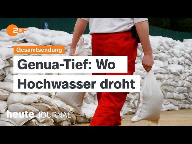 ⁣heute journal vom 12.09.2024 Genua-Tief, Sicherheitspaket im Bundestag, EZB senkt Leitzins