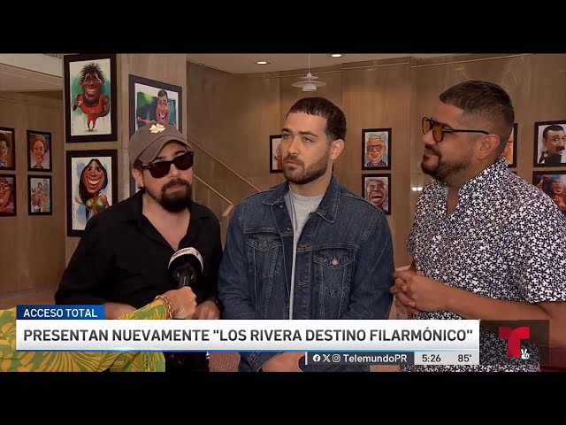 ⁣Los Rivera Destino se van a otro nivel junto a la Filarmónica en concierto