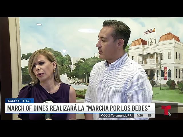 ⁣Zugey Lamela y Walter Soto León apadrinan la "Marcha por lo bebés" de March of Dimes