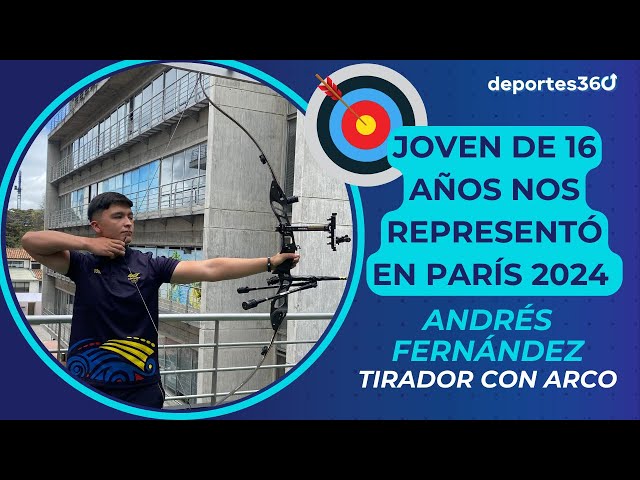 ⁣El deportista colombiano más joven en los Juegos Olímpicos París 2024