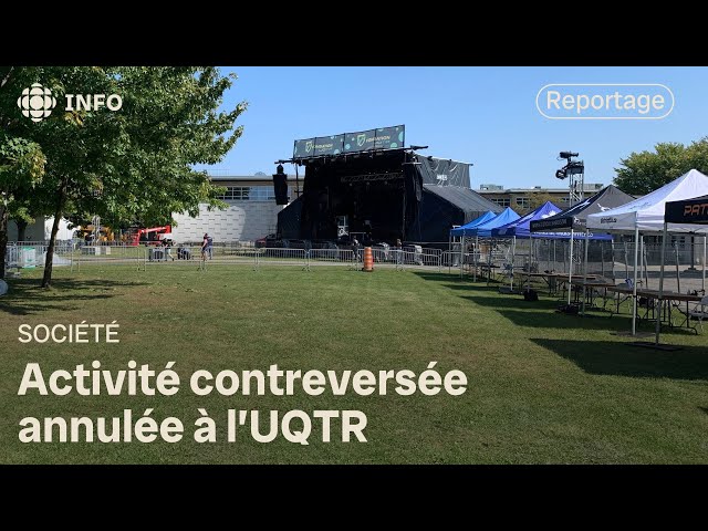 ⁣Une activité controversée annulée à la dernière minute à l’UQTR