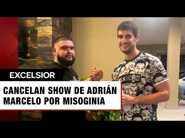 ⁣Cancelan show de Adrián Marcelo en Zapopan por incitar a la misoginia