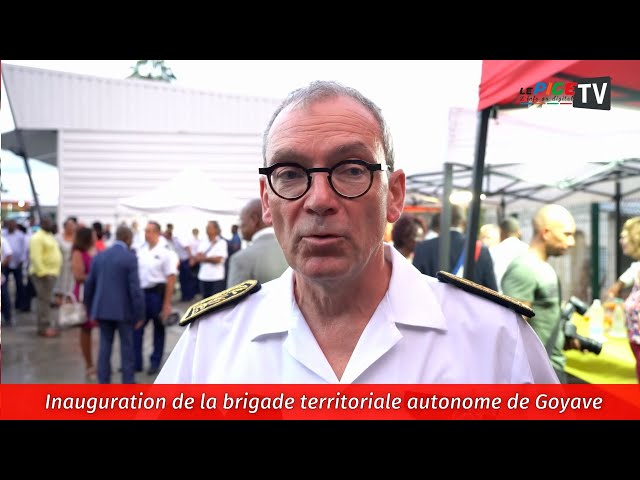 ⁣Inauguration de la brigade territoriale autonome de Goyave