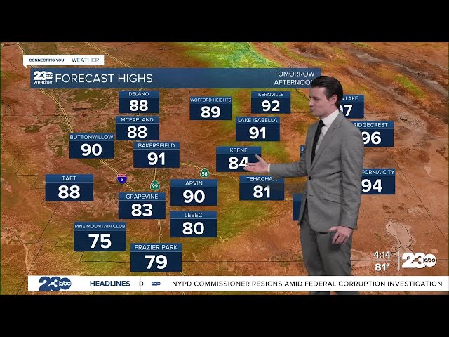 ⁣23ABC  Evening weather update September 12, 2024