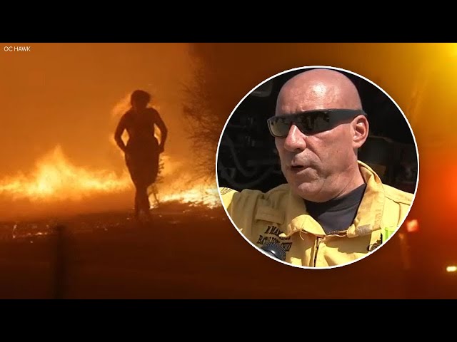 ⁣Fire chief who saved woman from Airport Fire speaks out: 'I started screaming, 'You need t