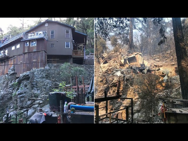 ⁣Mount Baldy man loses childhood home in Bridge Fire