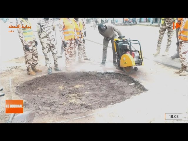 ⁣AMÉNAGEMENT - Lancement officiel des travaux de colmatage des nids-de-poule par l'OGEMIP