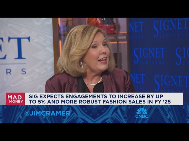 ⁣We are seeing engagements coming back as we predicted, Signet Jewelers CEO Gina Drosos