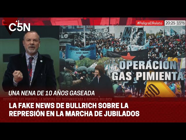 ⁣Operación GAS PIMIENTA: la MENTIRA de DESENMASCARA a PATRICIA BULLRICH