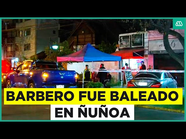 ⁣Por una gargantilla de oro: Barbero fue baleado en su local y quedó herido