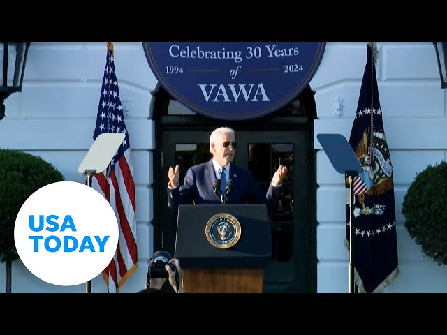 ⁣Biden marks Violence Against Women Act 30th anniversary