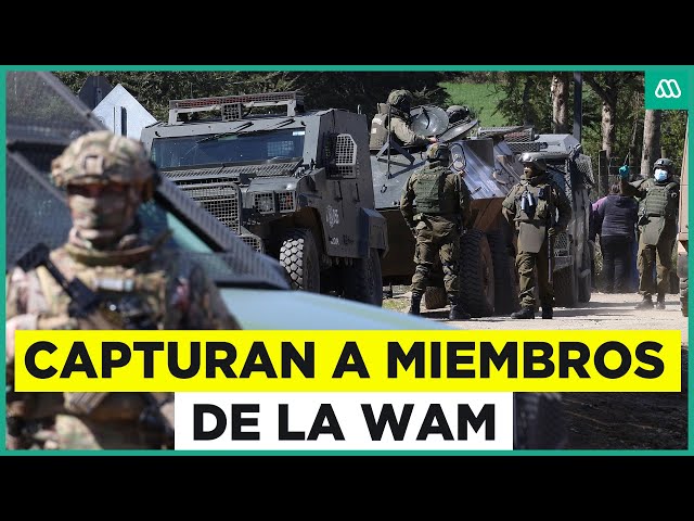 ⁣Con tiroteos y allanamientos: Capturan a miembros de la Weichán Auka Mapu