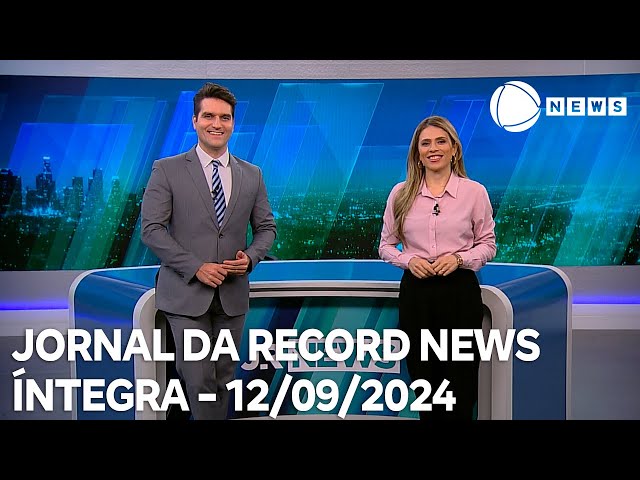 ⁣Jornal da Record News - 12/09/2024