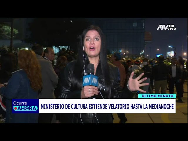 ⁣Ministerio de Cultura extiende horarios para acudir al velorio de Alberto Fujimori