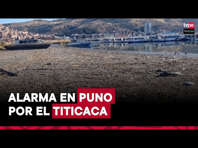 ⁣Puno: preocupación ante descenso del nivel de agua en el Lago Titicaca