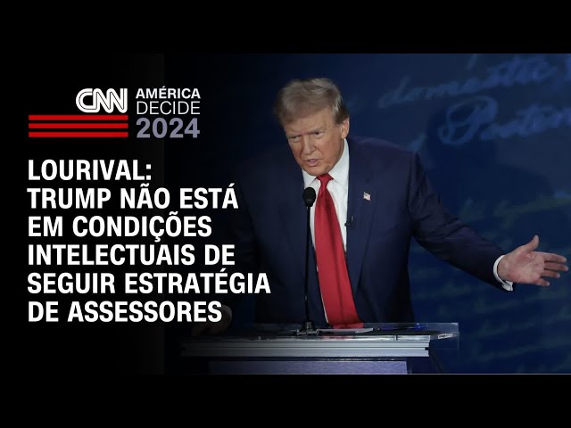 ⁣Lourival: Trump não está em condições intelectuais de seguir estratégia de assessores | PRIME TIME