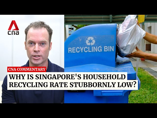 ⁣Why is Singapore's household recycling rate stubbornly low? | Commentary