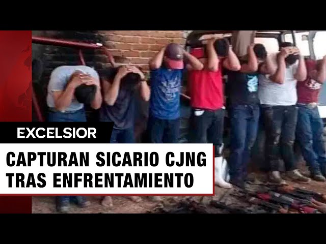 Capturan a ‘El Peligro’, sicario del CJNG, tras enfrentamiento en Villaflores