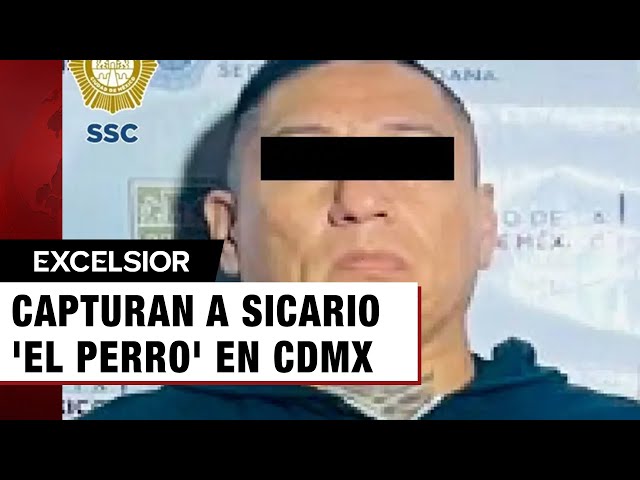 Cae 'El Perro' en CDMX, sicario matón, extorsionador y narcomenudista