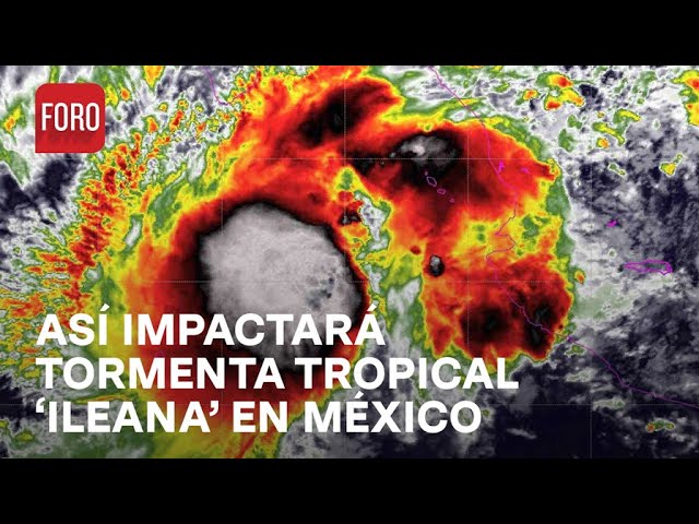 ⁣Tormenta tropical 'Ileana' impactará dos veces México - En Una Hora