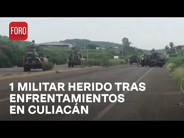 Un muerto y un elemento del ejército herido, el saldo de un enfrentamiento armado en Culiacán