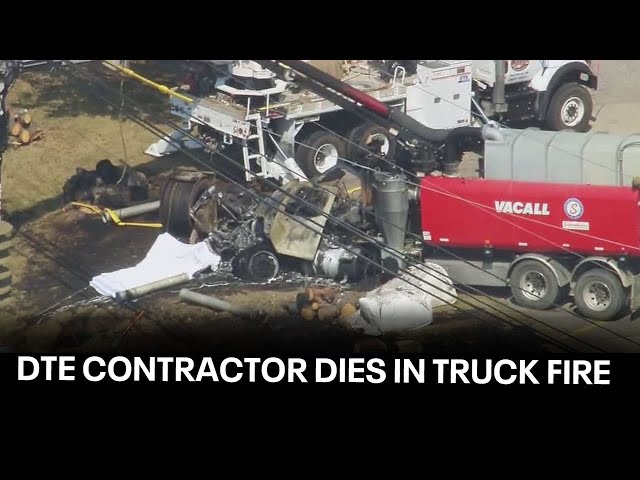 ⁣Worker killed in electrical line accident in his truck was DTE contractor