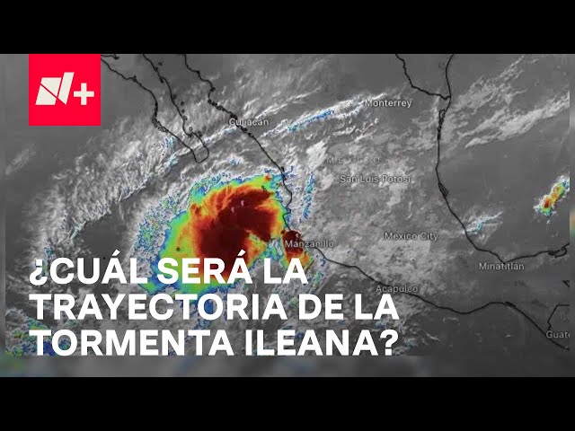 ⁣Emiten alerta por la tormenta tropical Ileana; Tocará tierra dos veces en México - En Punto