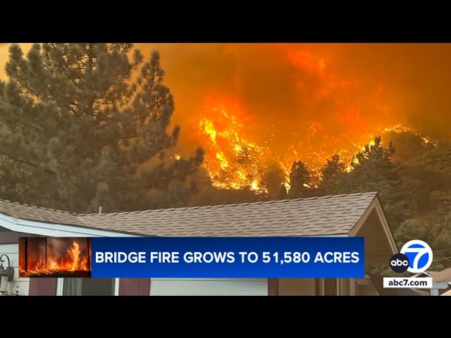 ⁣Evacuee recalls Bridge Fire 'roaring' through Mount Baldy: 'It was powerful'