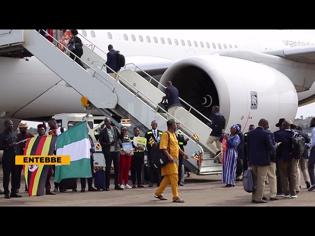 ⁣Uganda Airlines in Abuja - Airline now flies to 14 destinations in Africa, Asia