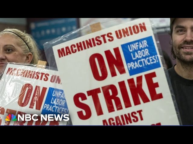 ⁣Boeing workers reject contract and authorize strike