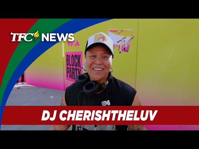 ⁣Fil-Am DJ Cherishtheluv gets party going at the 2024 VMA Block Party | TFC News New York, USA