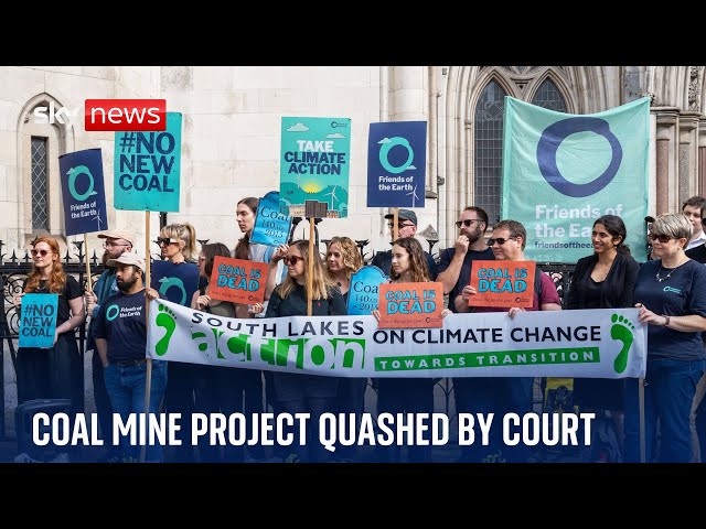 ⁣High Court judge throws out proposed coal mine in West Cumbria