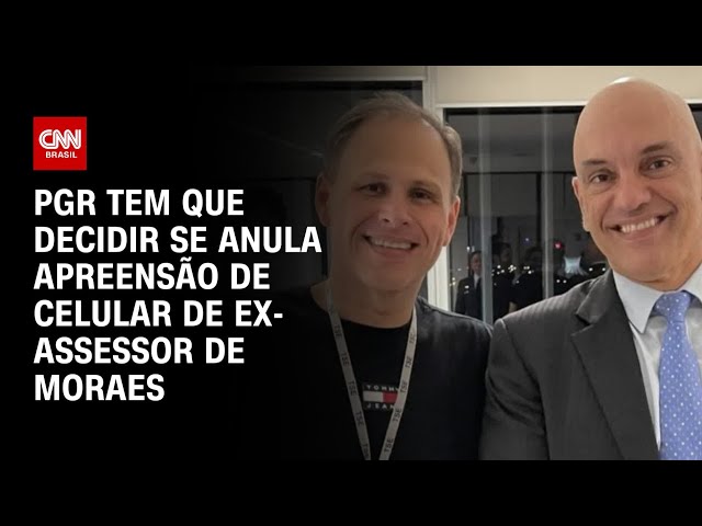 ⁣PGR tem que decidir se anula apreensão de celular de ex-assessor de Moraes | CNN NOVO DIA