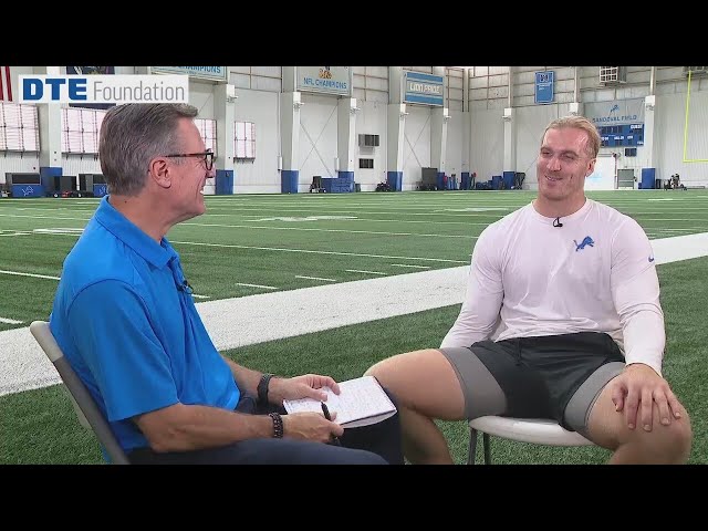 ⁣Dan Miller goes 1-on-1 with Lions linebacker Alex Anzalone