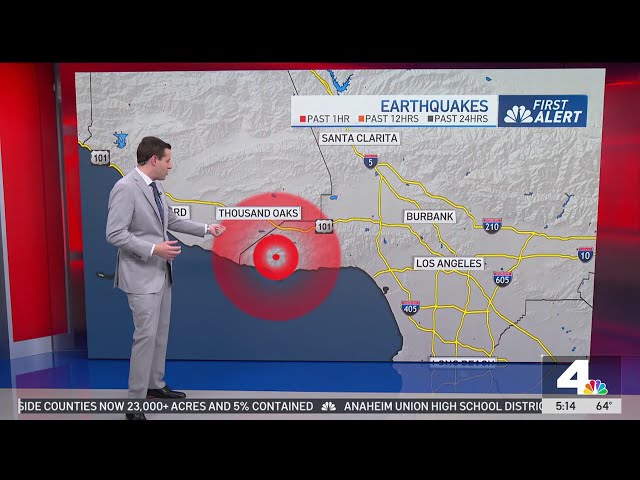 ⁣3.4 magnitude earthquake rattles Malibu area