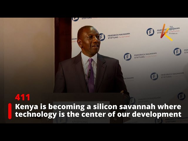 ⁣Kenya is becoming a silicon savannah where technology is the center of our development