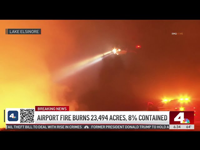 ⁣Some evacuation orders lifted in area near Airport Fire