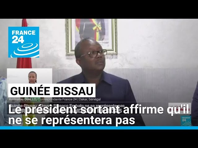 ⁣Guinée-Bissau : le président sortant affirme qu'il ne se représentera pas en 2025 • FRANCE 24